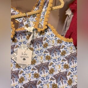 NWT Kate Quinn Lace Jumpsuit Blue Night Butterfly / Moth